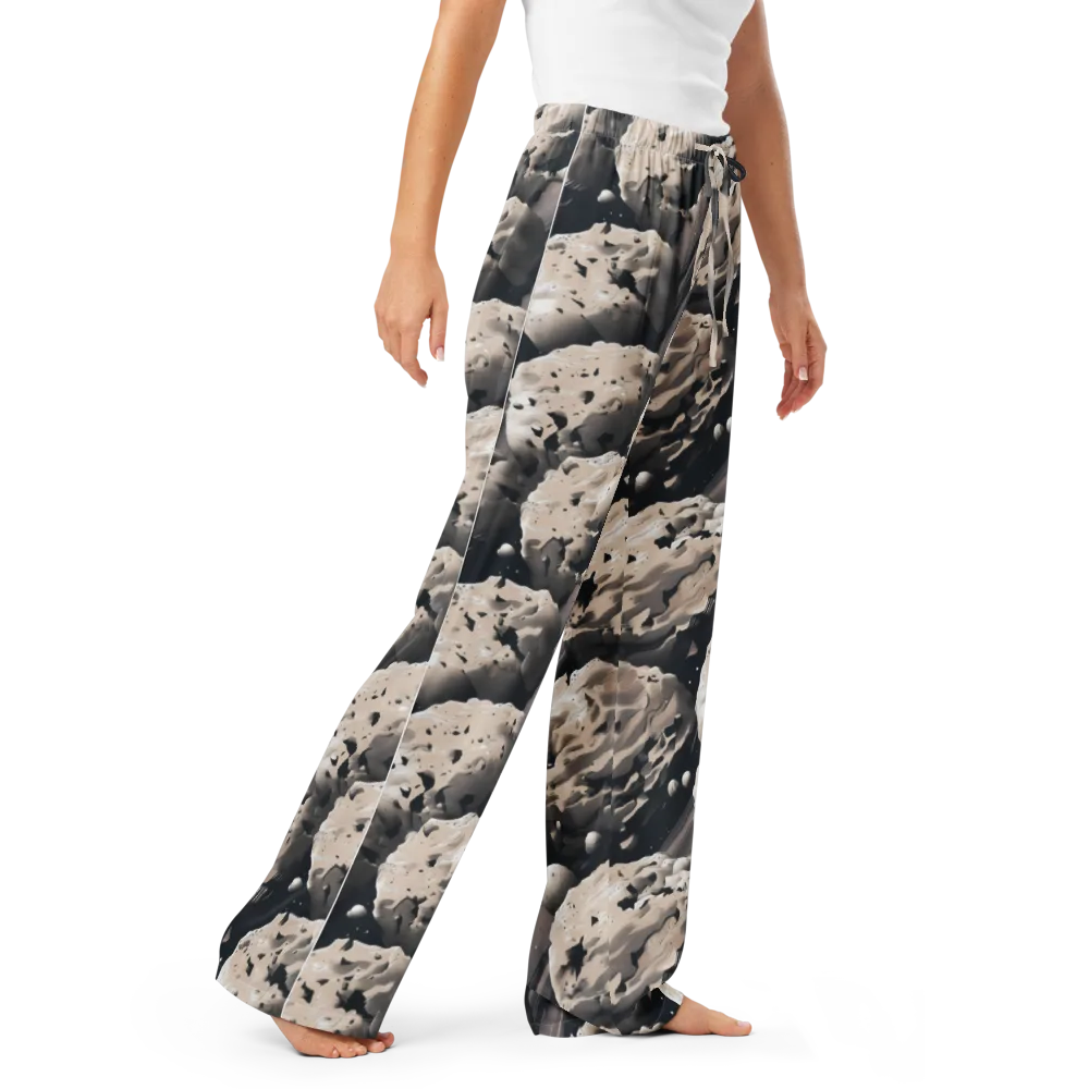 Moonfall Terrain on Women's Pajama Pants — Right Front