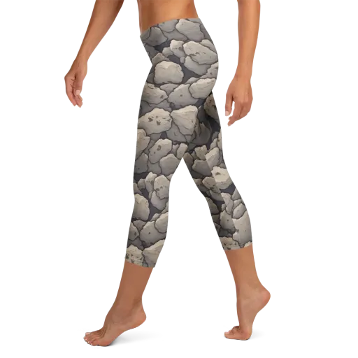 Moonstone Field on a Capri Leggings