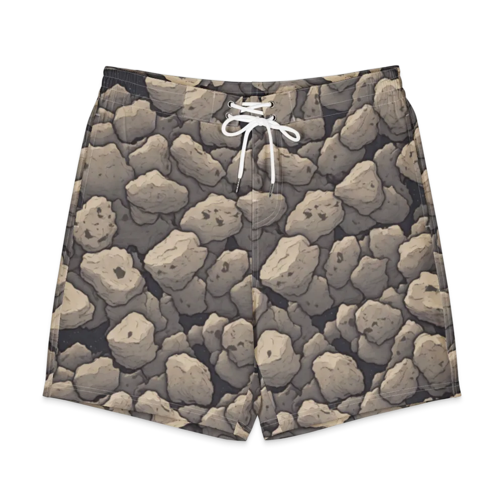 Moonstone Field on Men's Board Shorts — Front