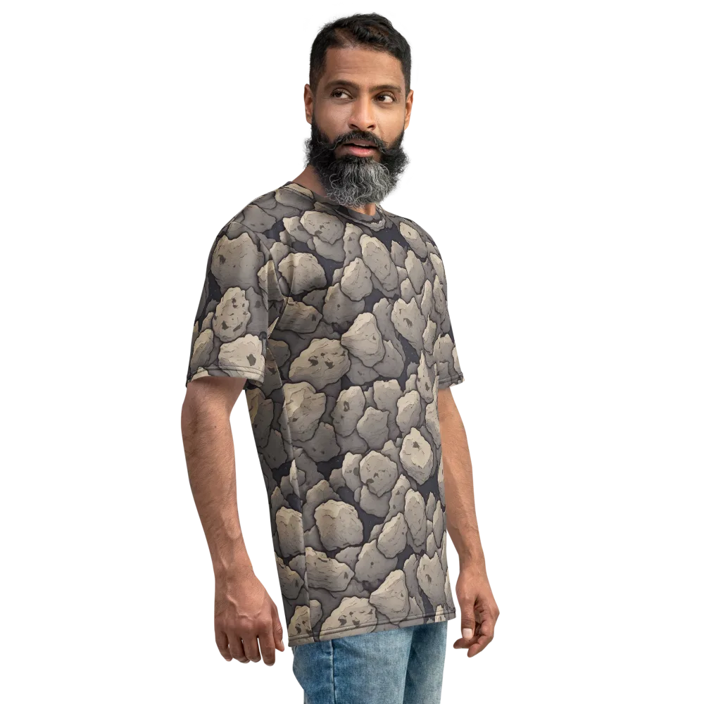 Moonstone Field on Men's Crew Neck T-Shirt — Right