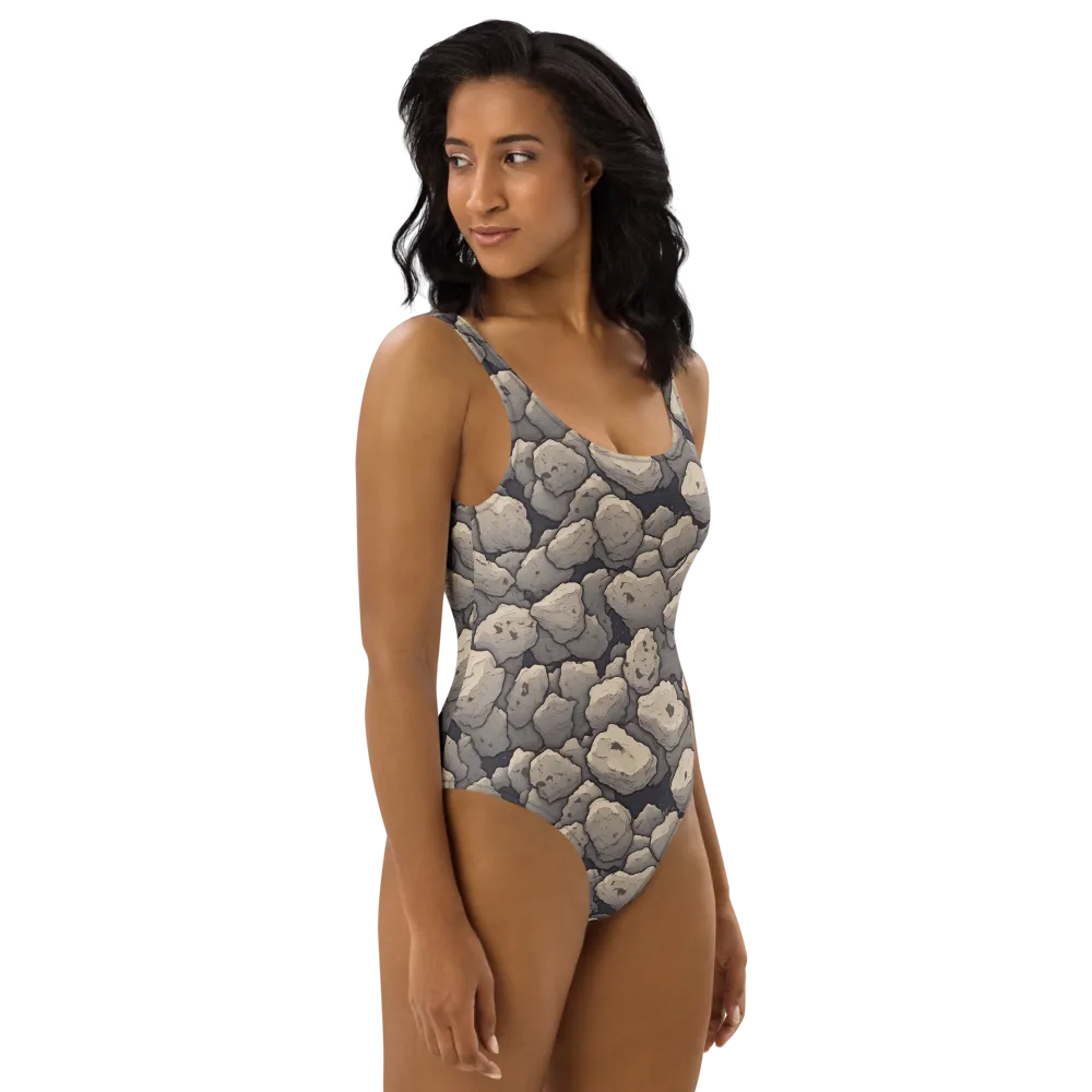 Moonstone Field on One-Piece Swimsuit — Right