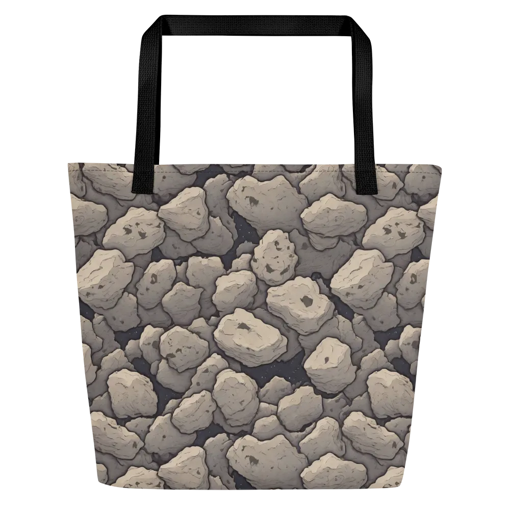 Moonstone Field on Large Tote Bag W/ Pocket — Front