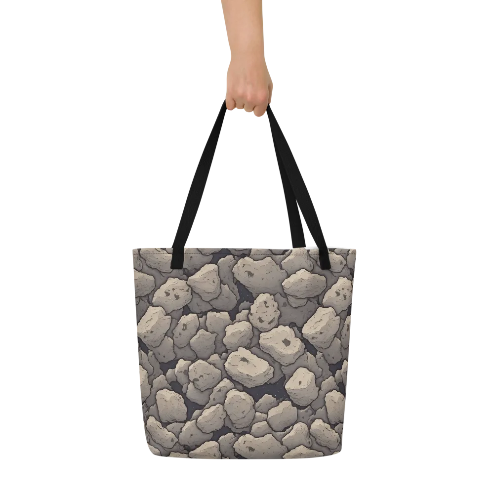 Moonstone Field on Large Tote Bag W/ Pocket — Front