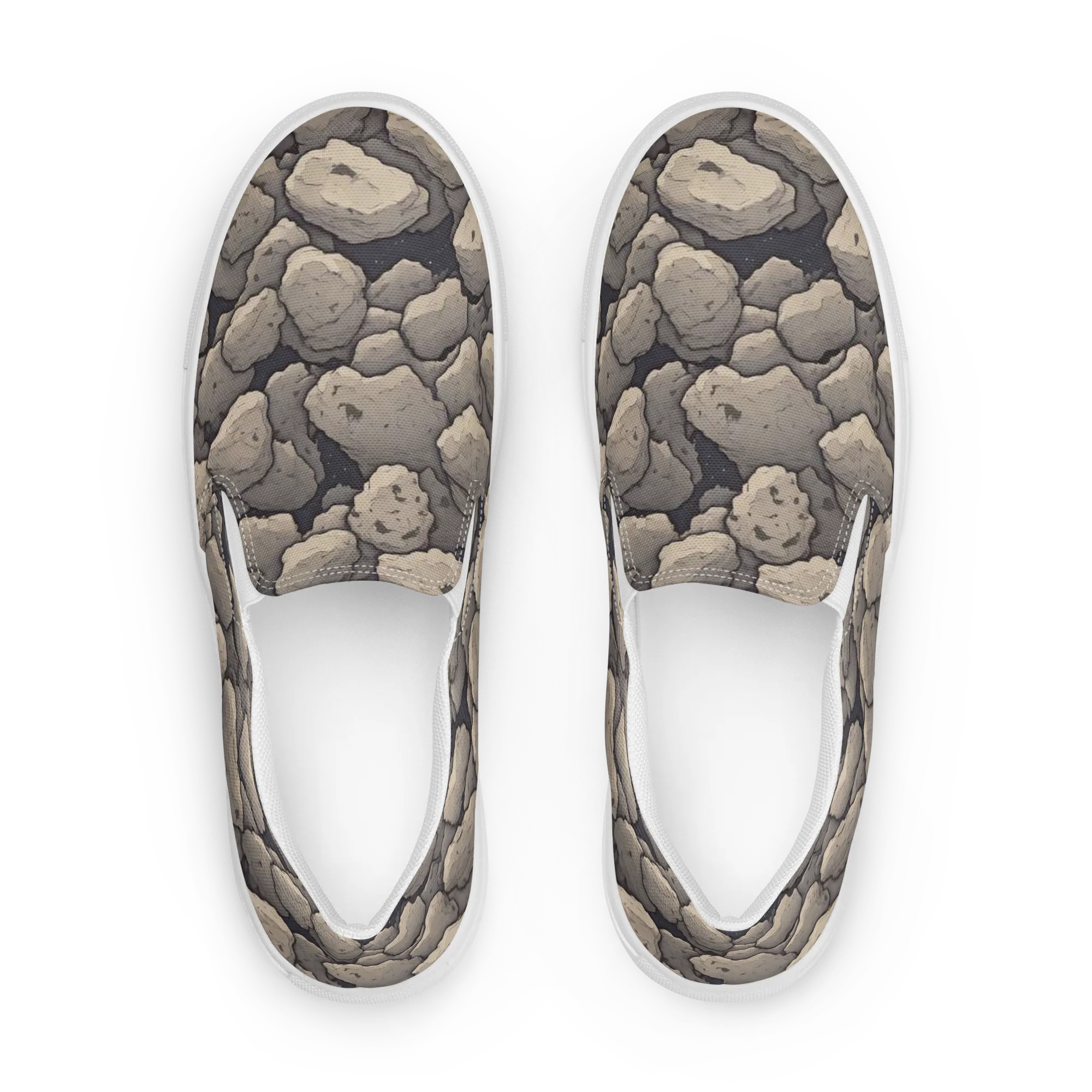 Moonstone Field on Women's Slip-On Canvas Shoes — Front