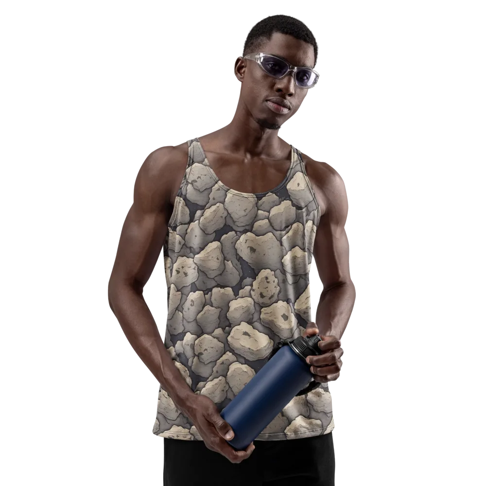 Moonstone Field on Men's Tank Top — Front