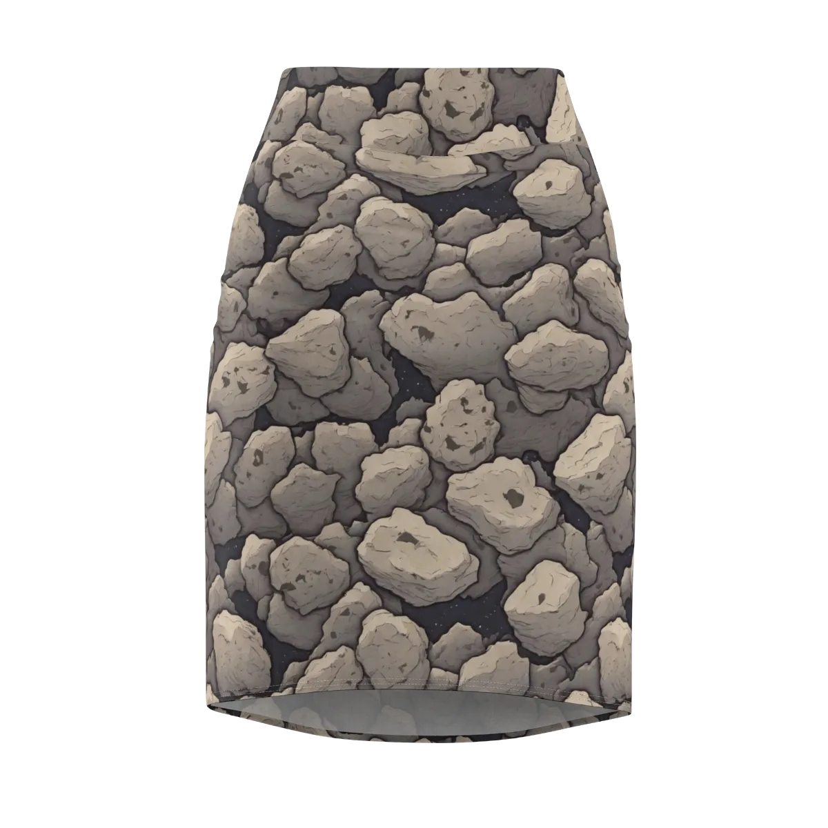 Moonstone Field on Pencil Skirt — Front