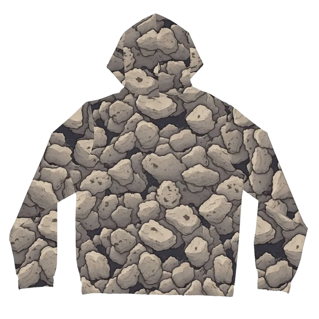 Moonstone Field on Women's Full-Zip Hoodie — Back