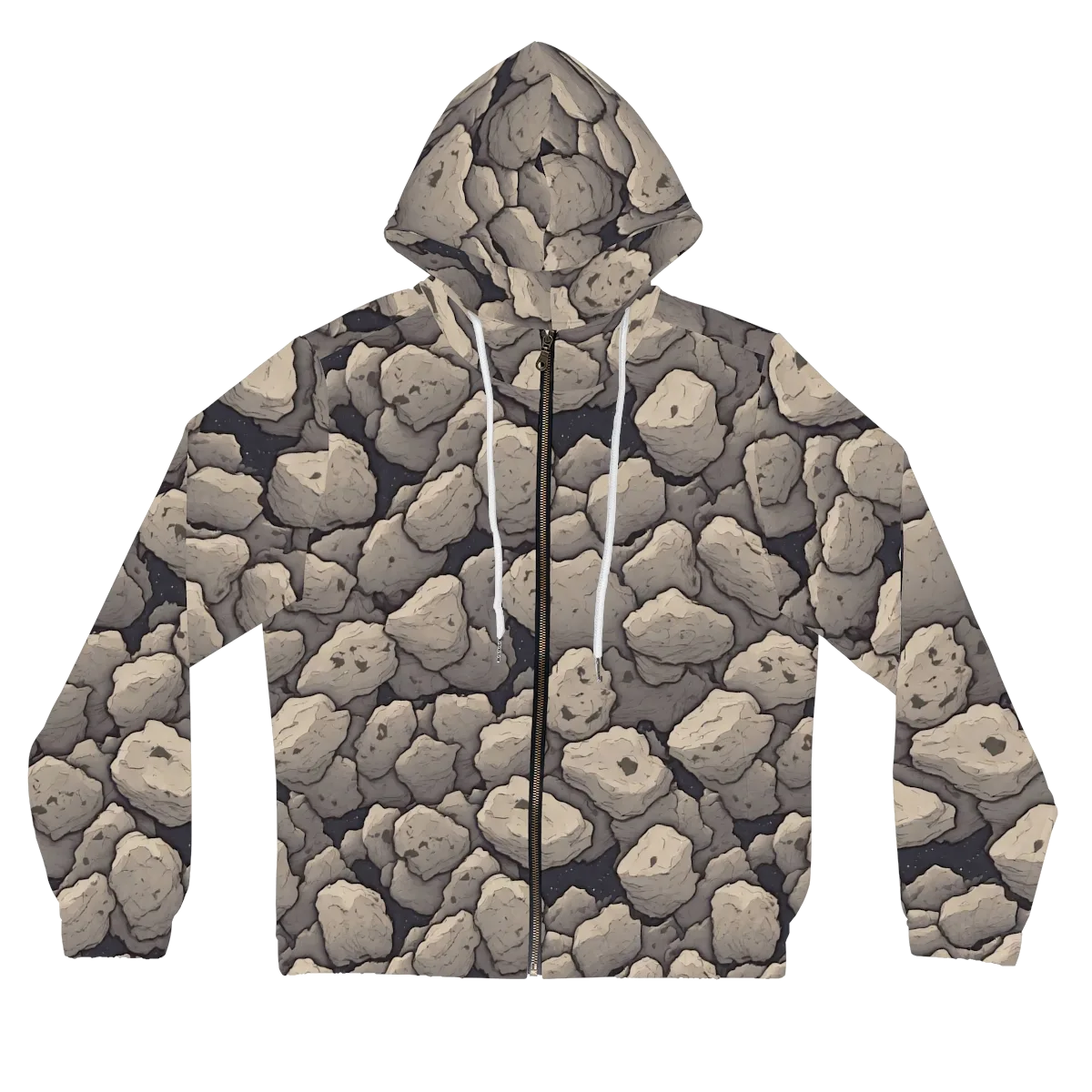 Moonstone Field on Women's Full-Zip Hoodie — Front