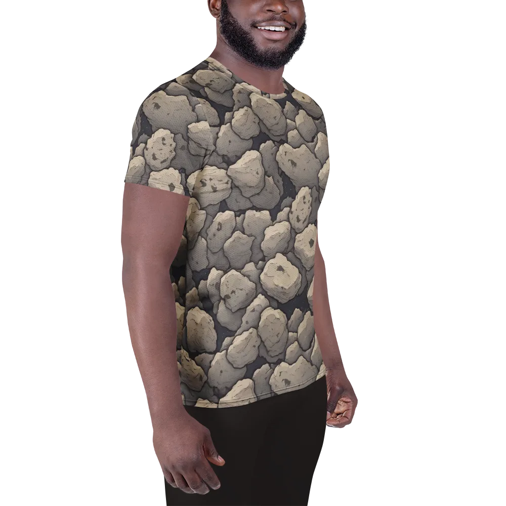 Moonstone Field on Men's Athletic T-Shirt — Right