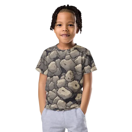 Moonstone Field on a Kids Crew Neck T-Shirt