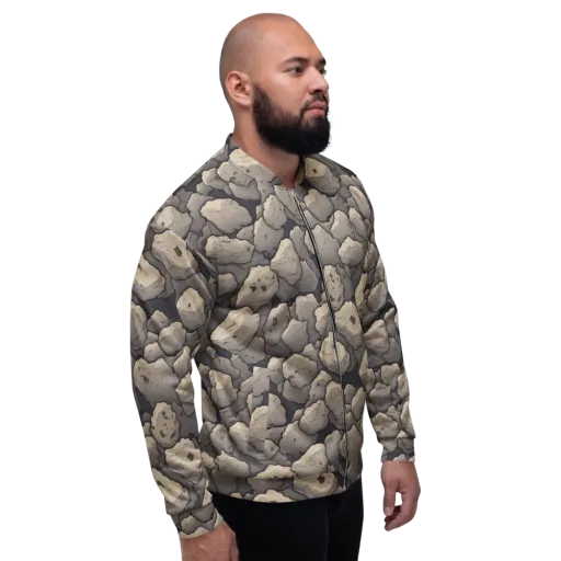 Moonstone Field on a Bomber Jacket