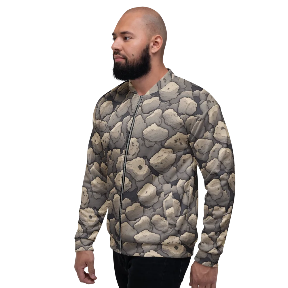 Moonstone Field on Bomber Jacket — Left