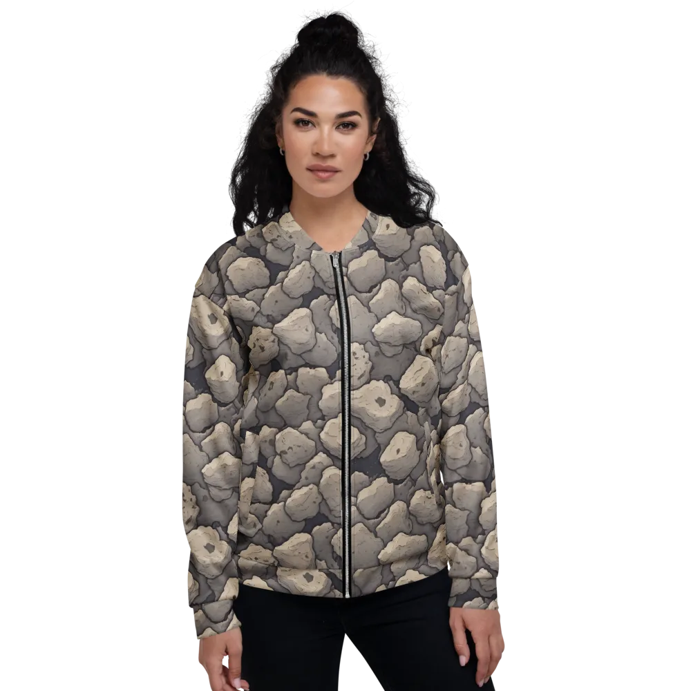 Moonstone Field on Bomber Jacket — Front