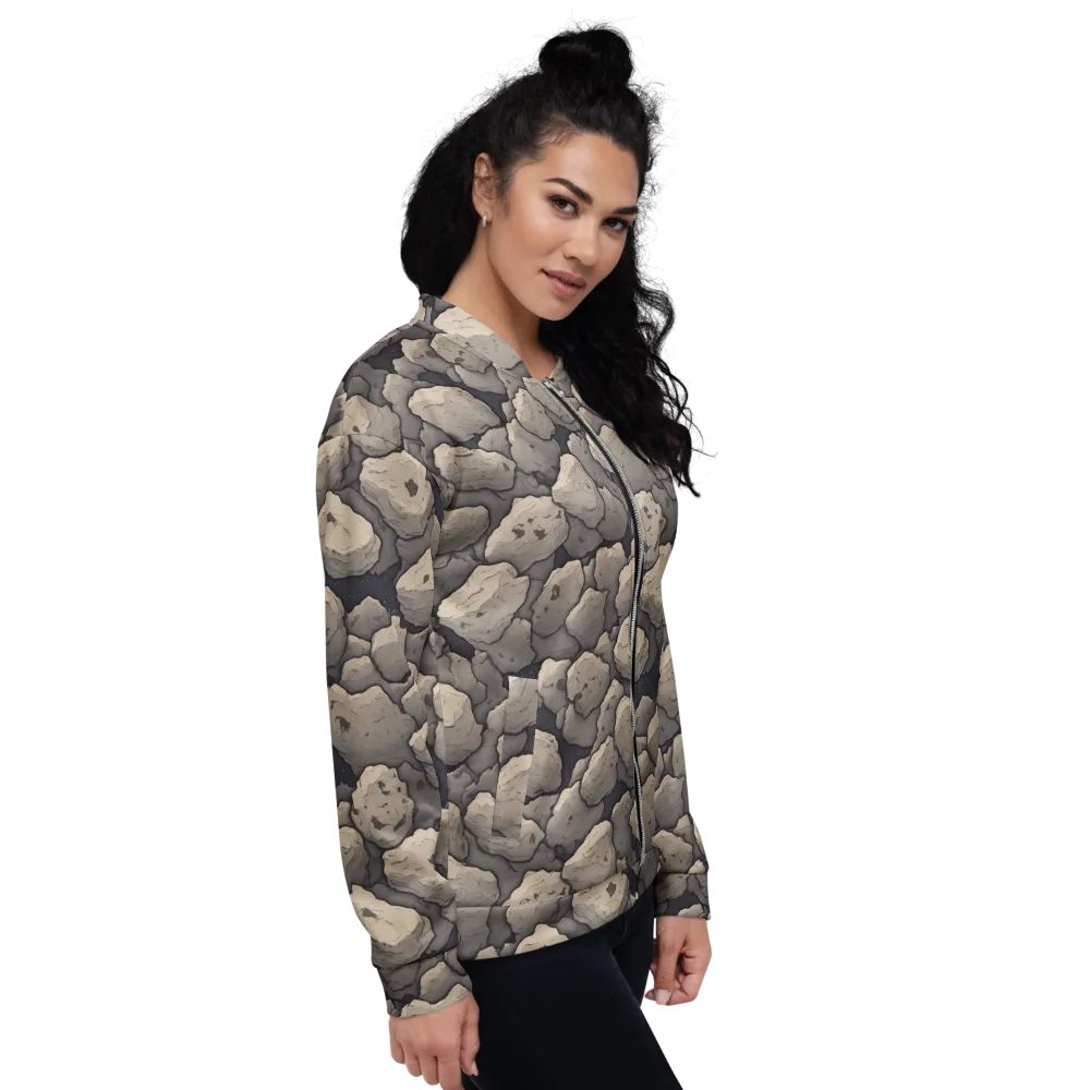 Moonstone Field on Bomber Jacket — Right