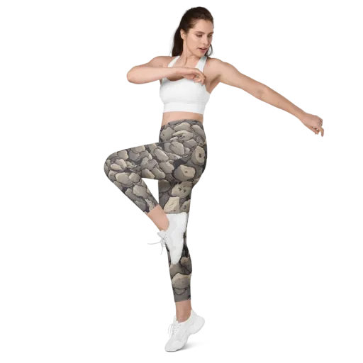 Moonstone Field on a Leggings with Pockets
