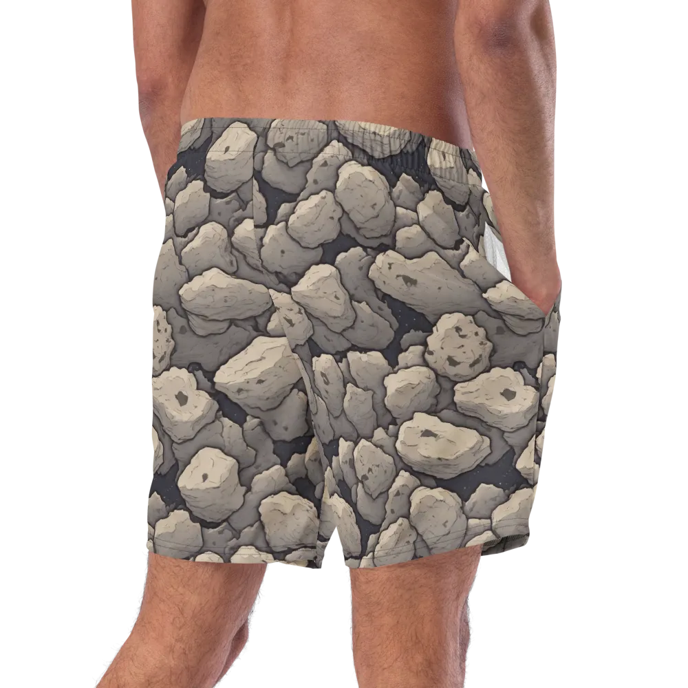 Moonstone Field on Swim Trunks — Right Back
