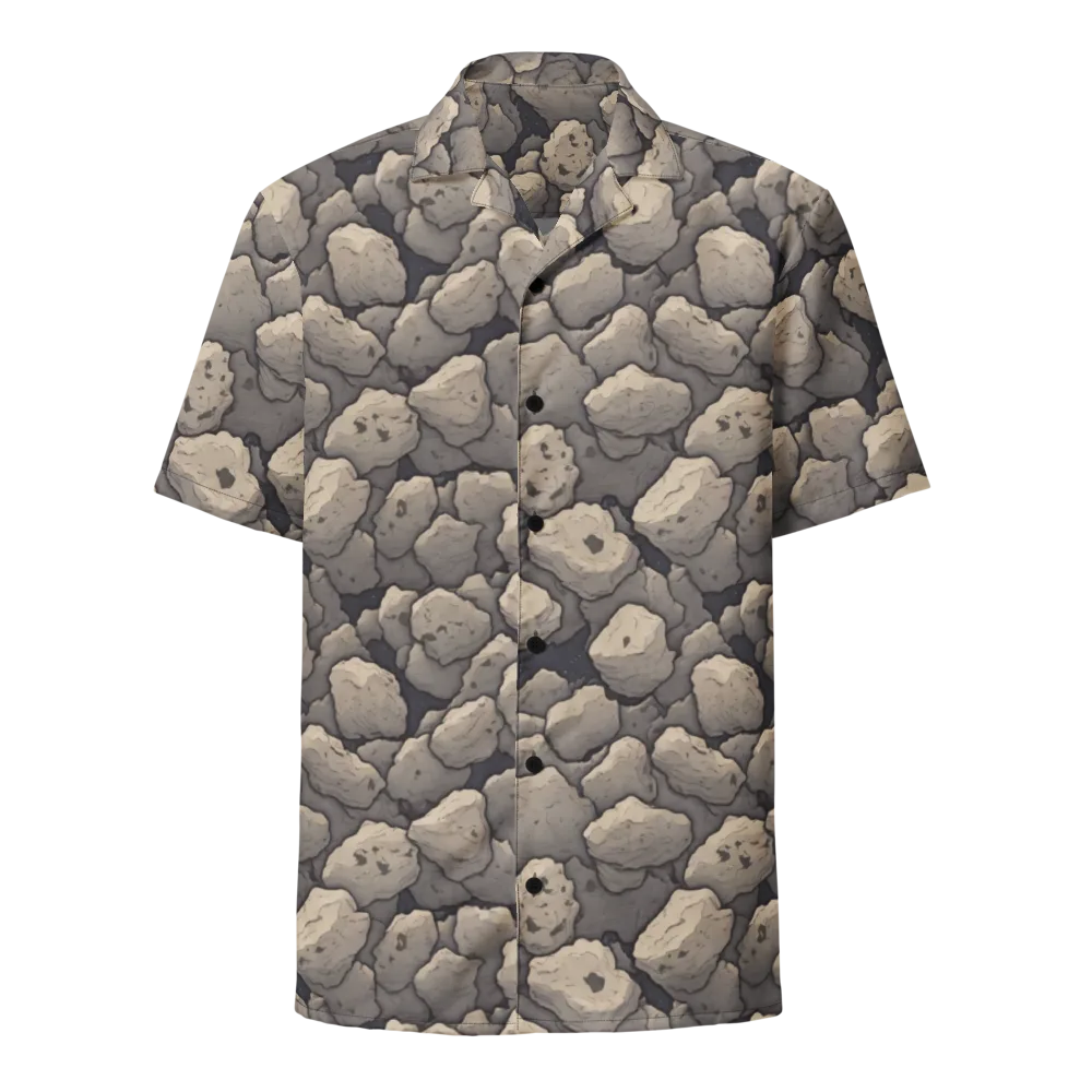 Moonstone Field on Button Shirt — Front