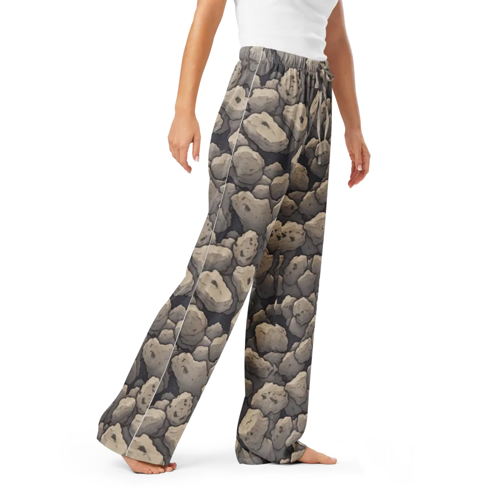 Moonstone Field on Women's Pajama Pants — Right Front