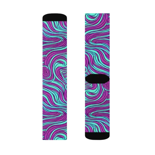 Neon Tidal on a Socks