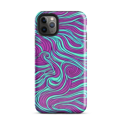 Neon Tidal on a Tough Case for iPhone®