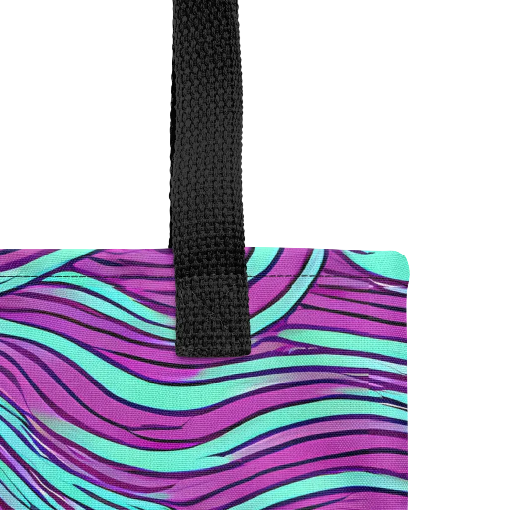 Neon Tidal on Tote Bag — Product details