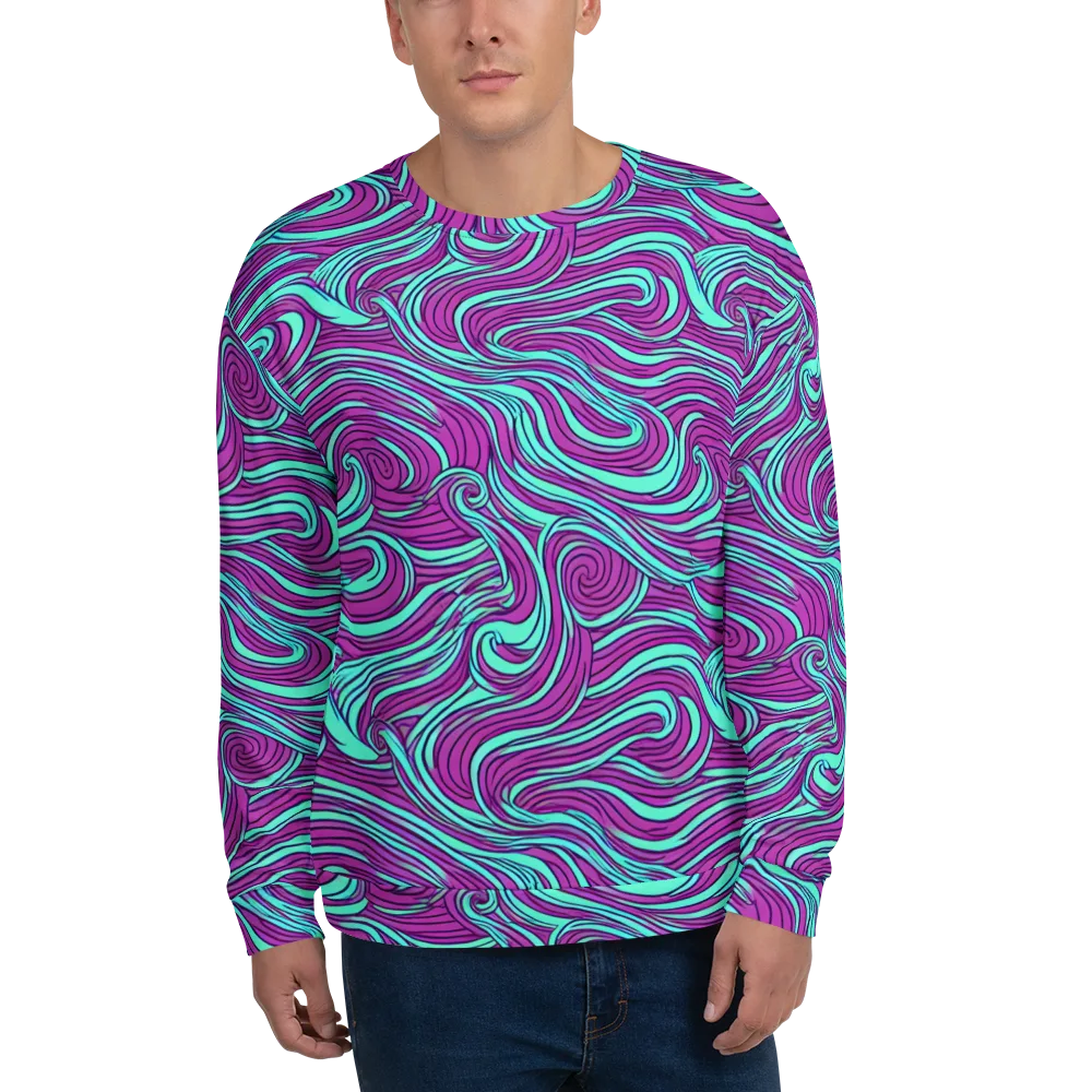 Neon Tidal on Sweatshirt — Front