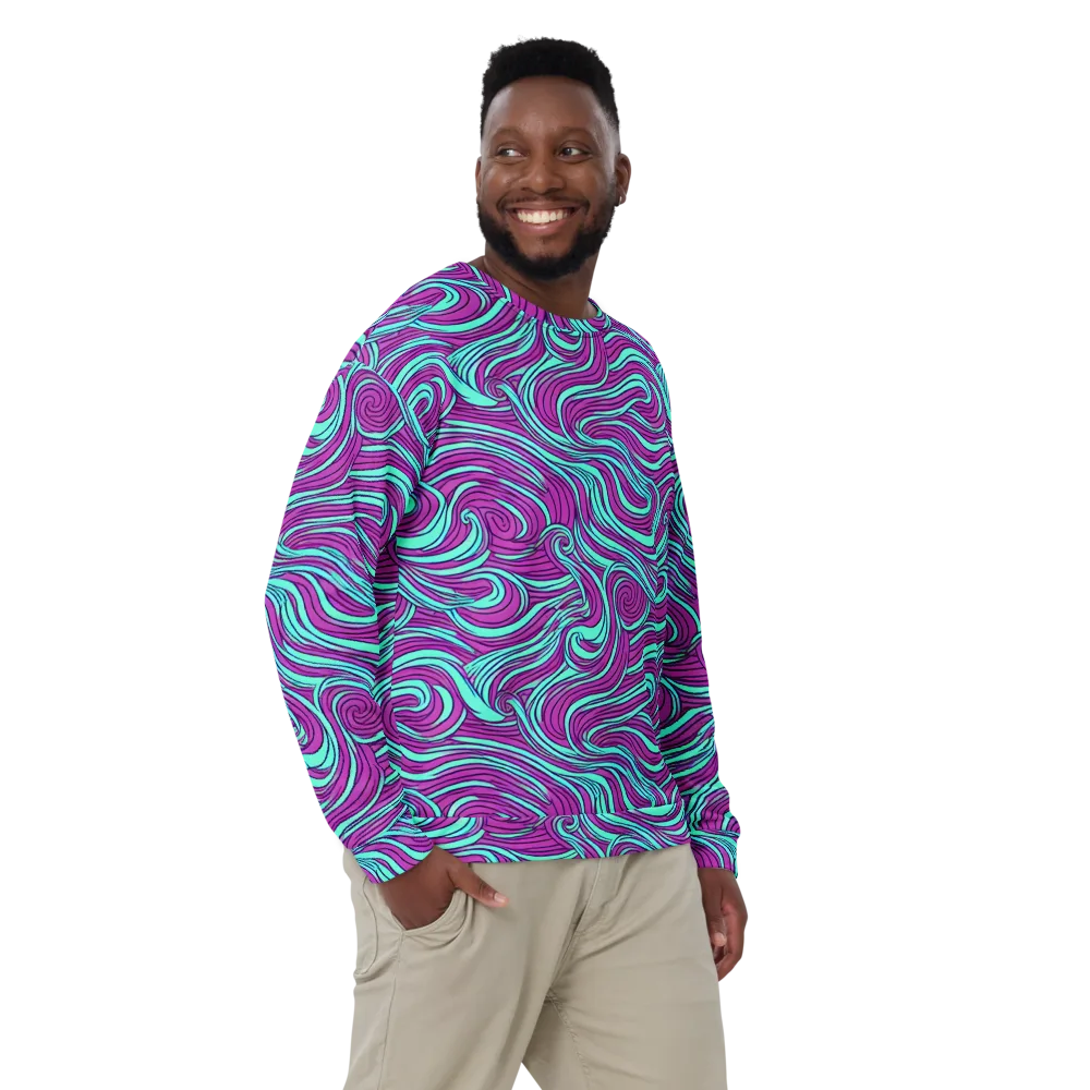 Neon Tidal on Sweatshirt — Front
