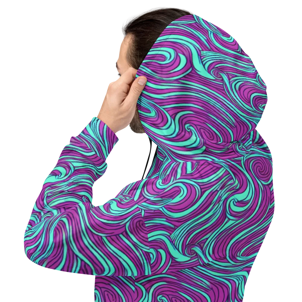 Neon Tidal on Hoodie — Back