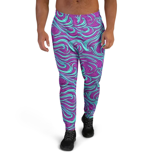 Neon Tidal on a Men's Joggers