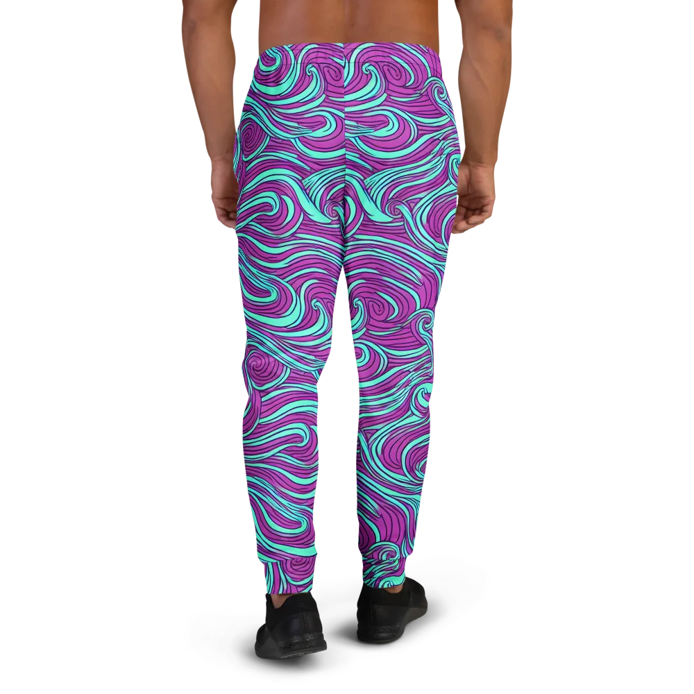Neon Tidal on Men's Joggers — Back
