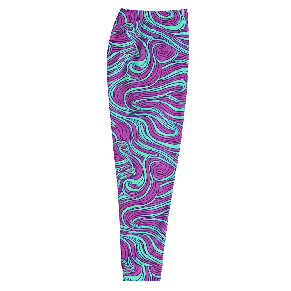 Neon Tidal on Men's Joggers — Right