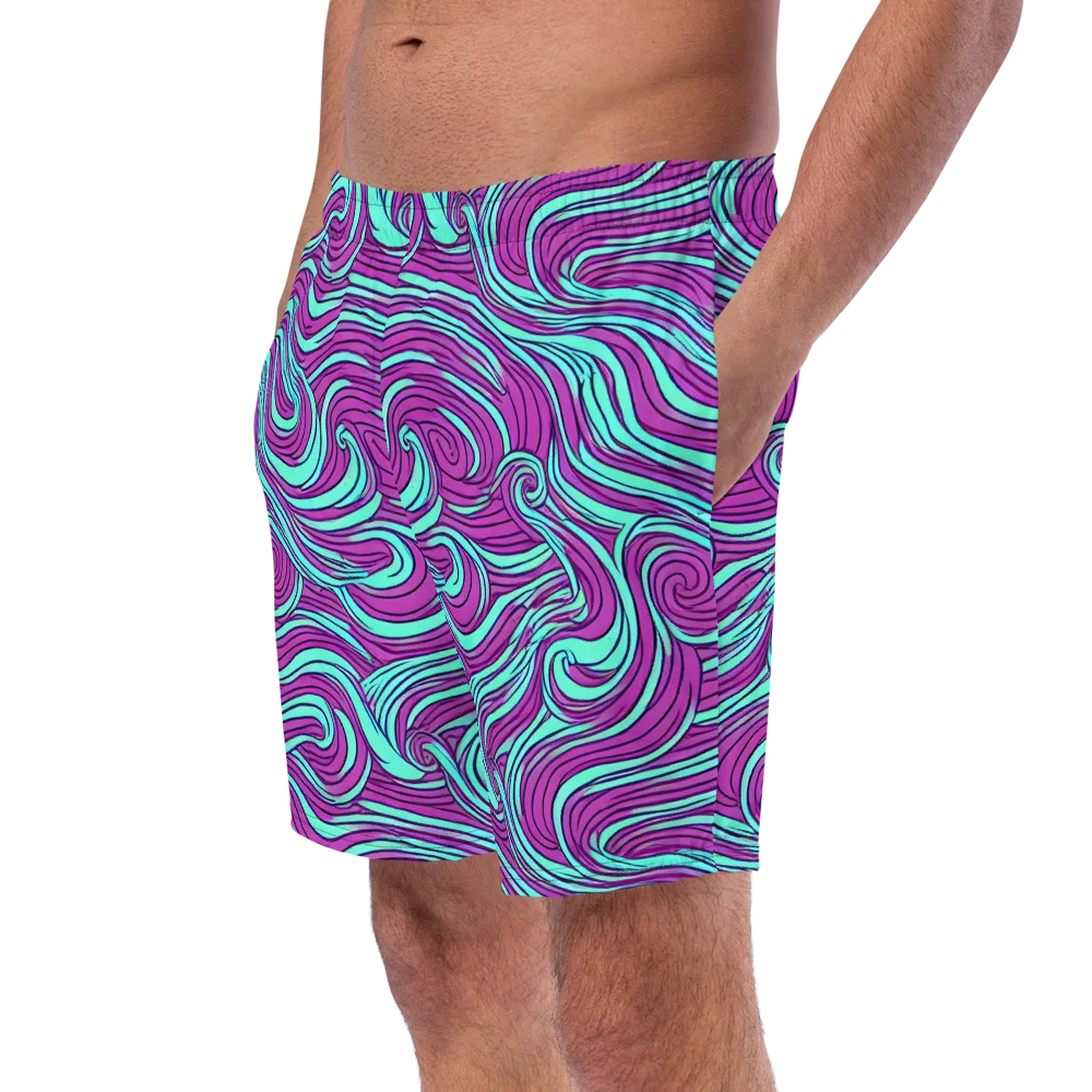 Neon Tidal on Swim Trunks — Left Front