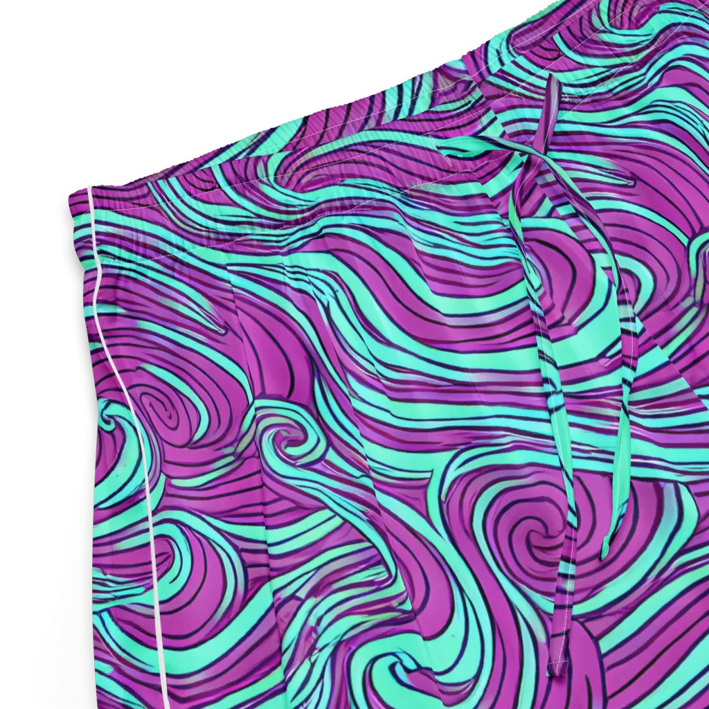 Neon Tidal on Women's Pajama Shorts — Product details