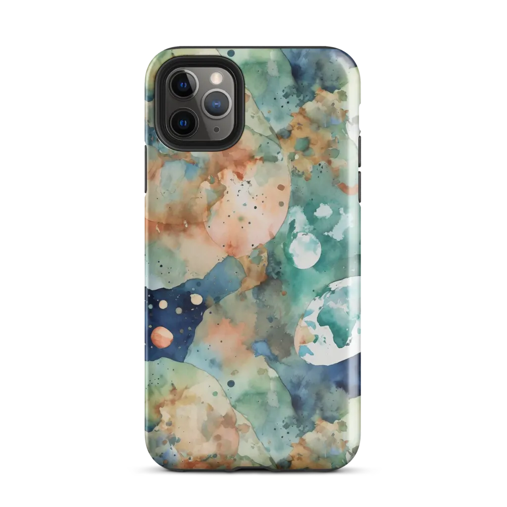 Celestial Watercolor on Tough Case for iPhone® — Front