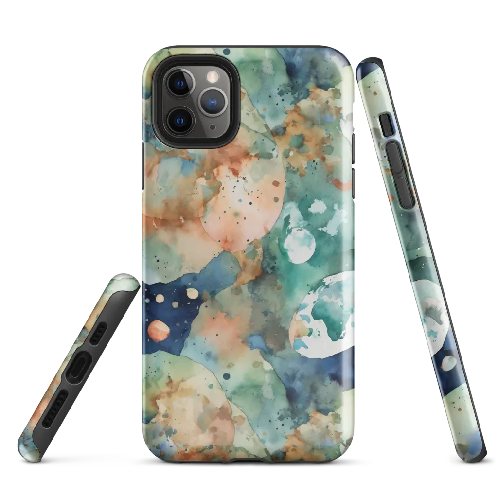 Celestial Watercolor on Tough Case for iPhone® — Front