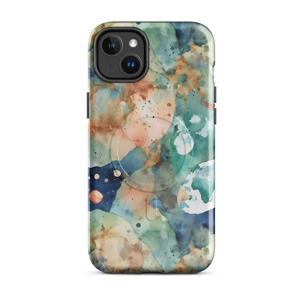 Celestial Watercolor on MagSafe Tough Case for iPhone® — Front