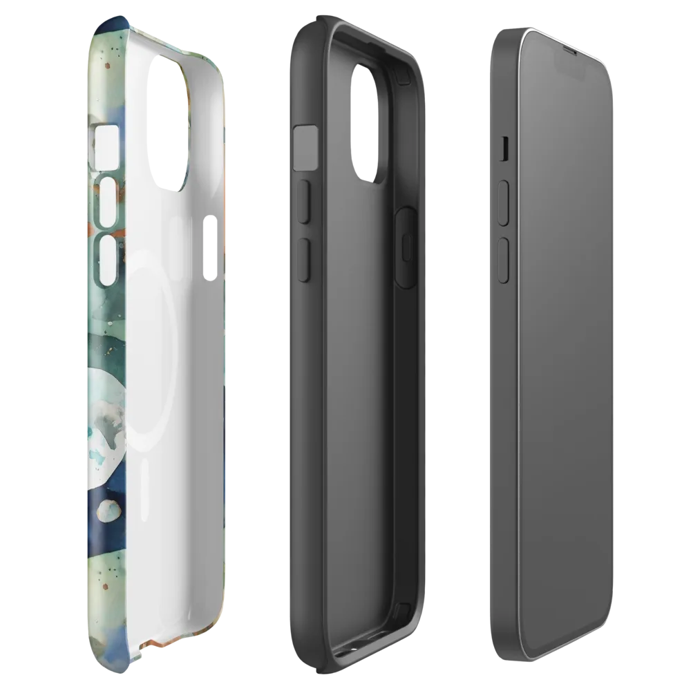 Celestial Watercolor on MagSafe Tough Case for iPhone® — Front