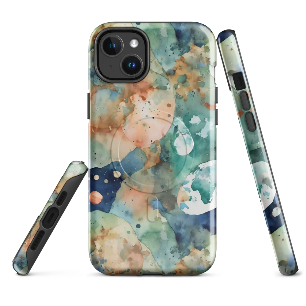 Celestial Watercolor on MagSafe Tough Case for iPhone® — Front