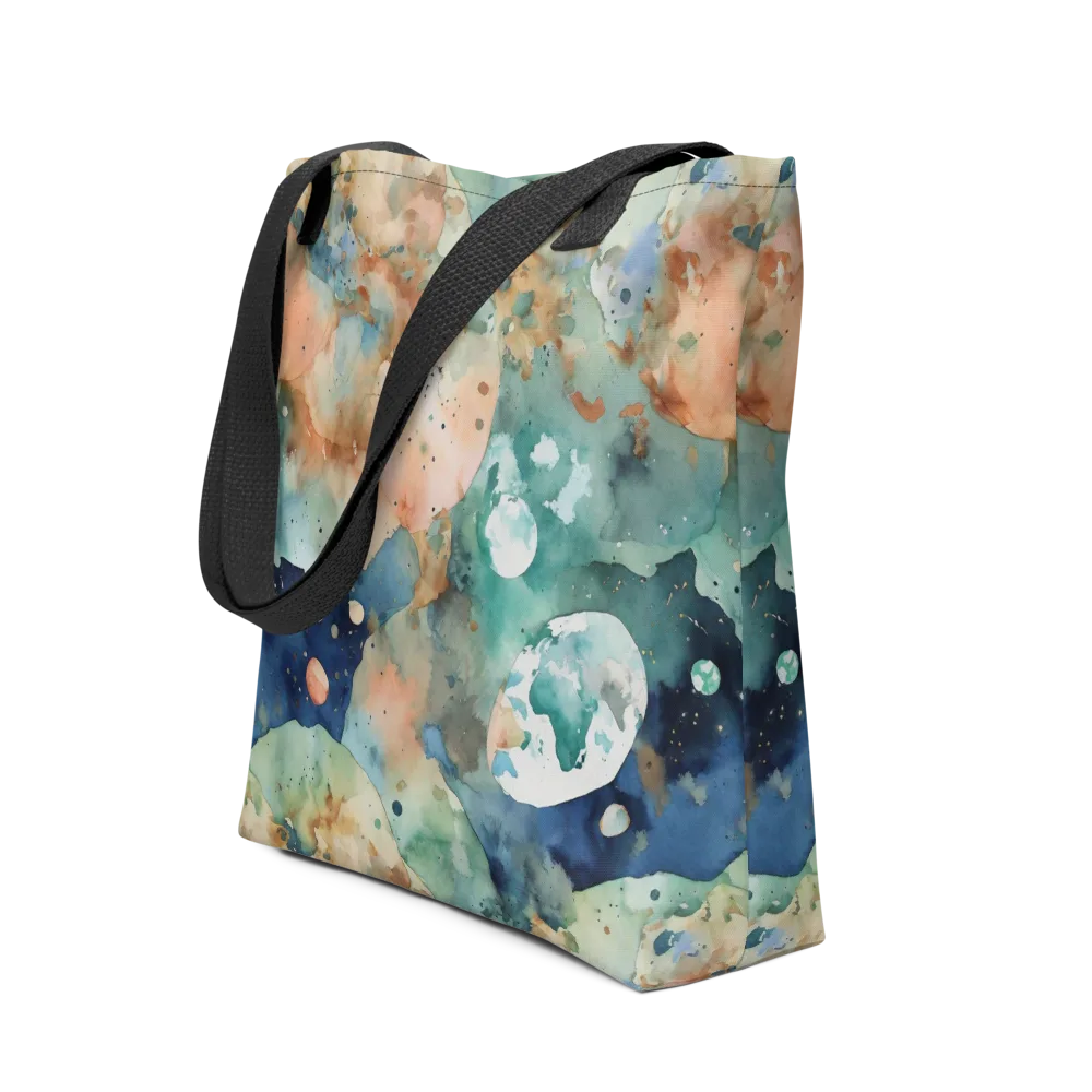 Celestial Watercolor on Tote Bag — Front
