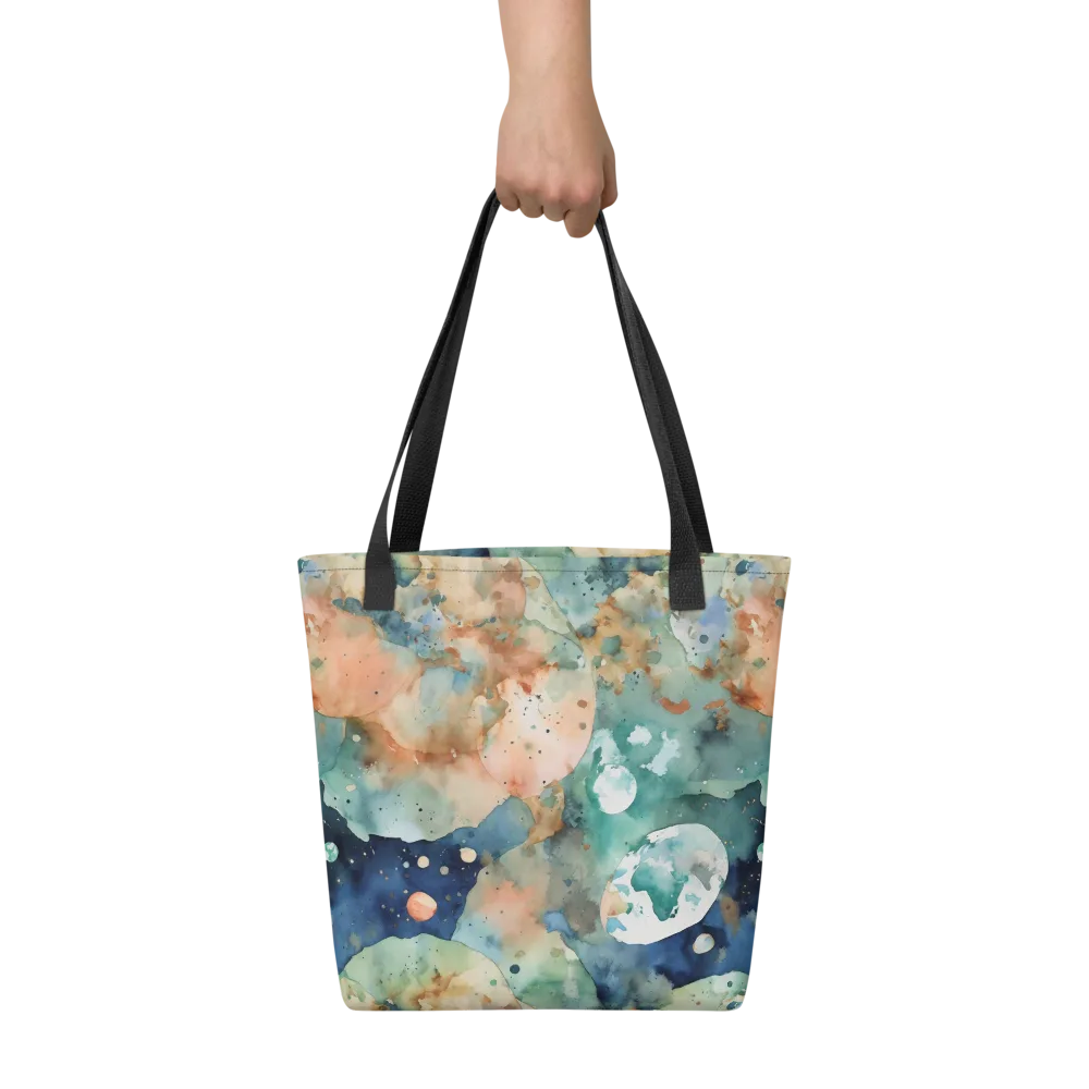Celestial Watercolor on Tote Bag — Front