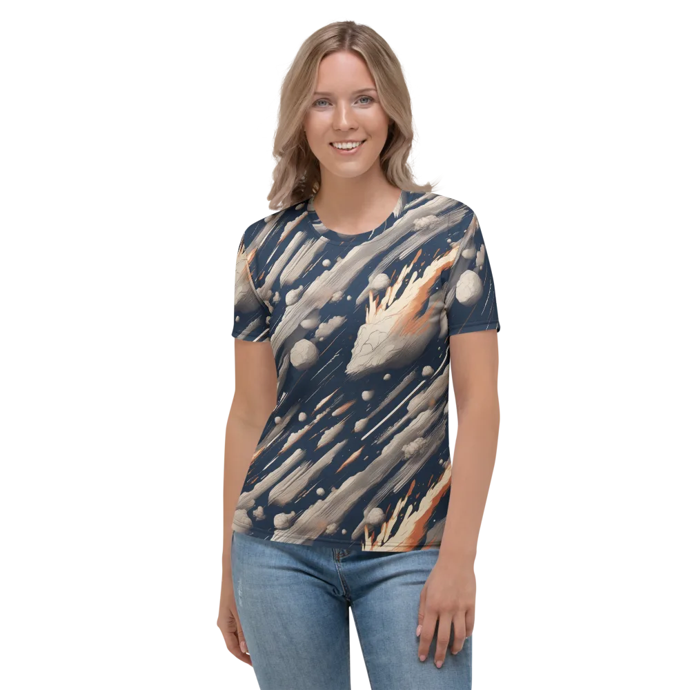 Comet Atelier on Women's Crew Neck T-Shirt — Front