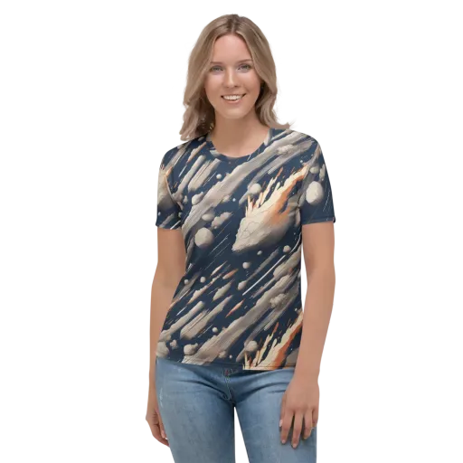 Comet Atelier on a Women's Crew Neck T-Shirt