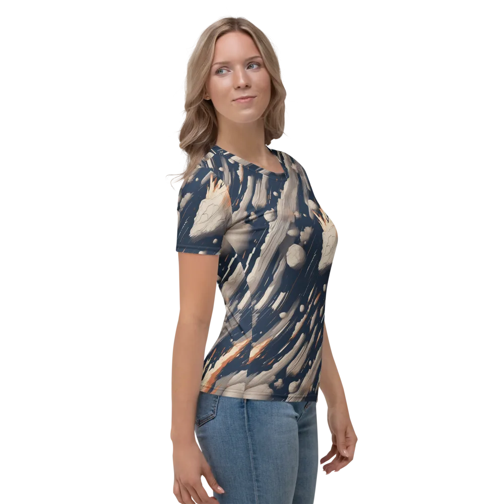 Comet Atelier on Women's Crew Neck T-Shirt — Right