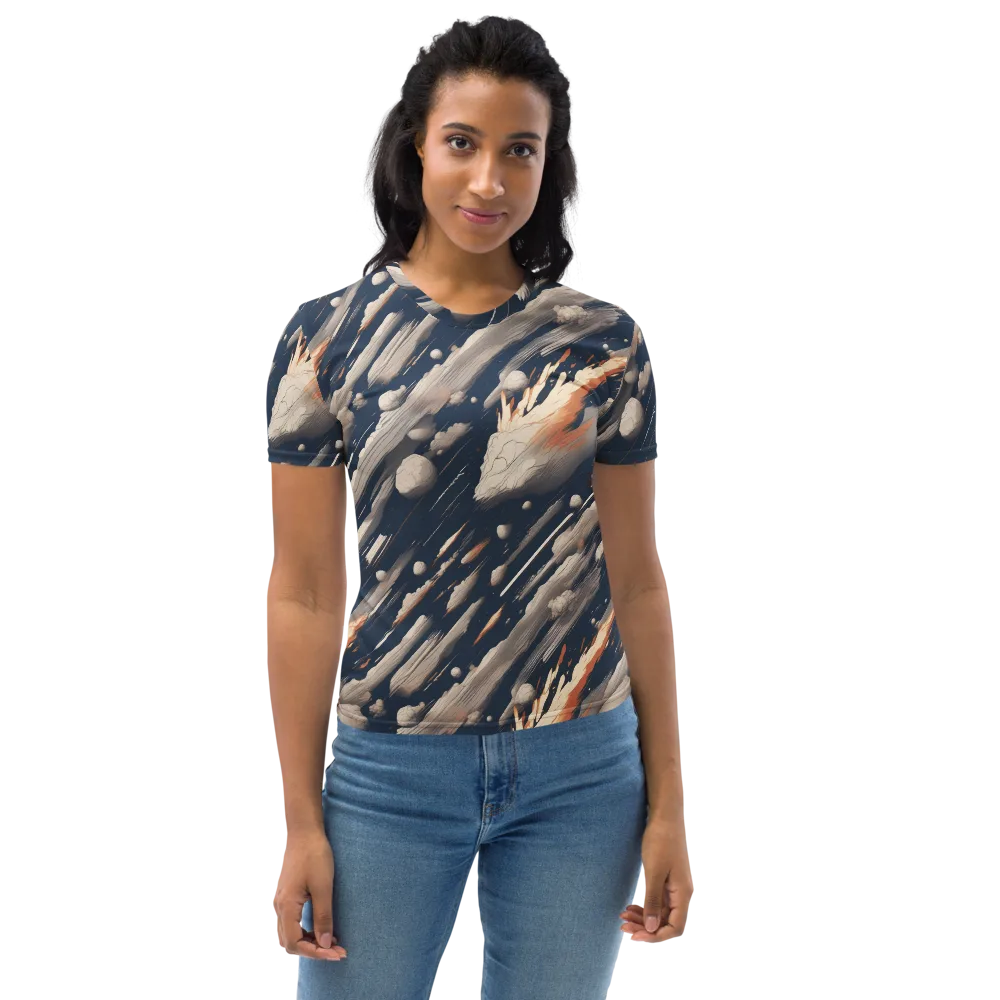 Comet Atelier on Women's Crew Neck T-Shirt — Front
