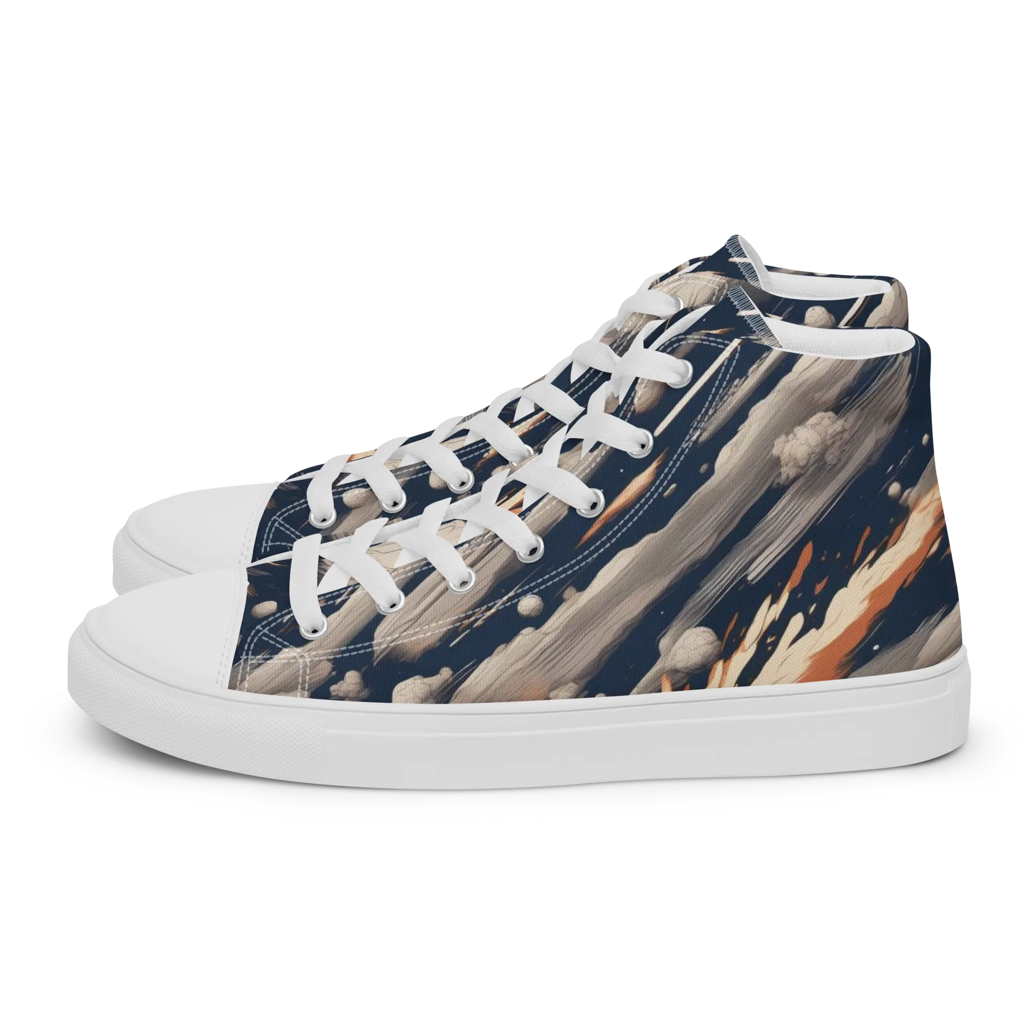 Comet Atelier on Women's High Top Canvas Shoes — Left