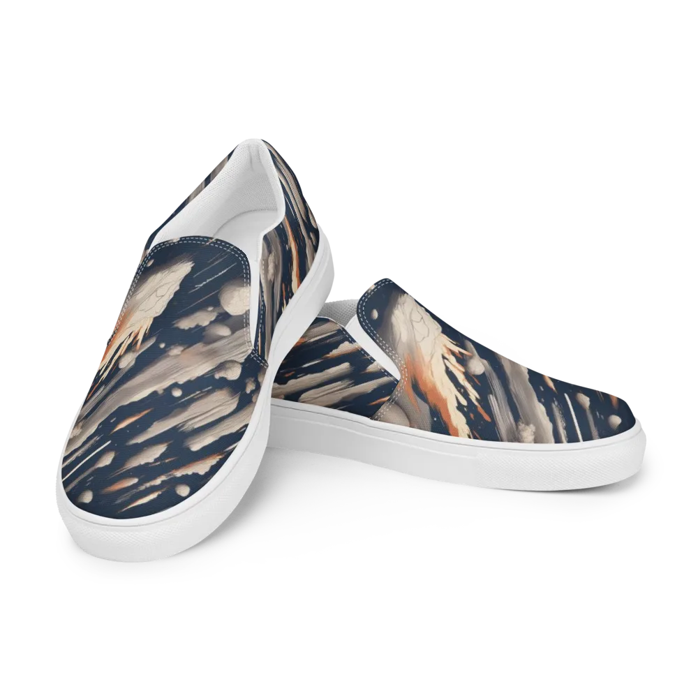 Comet Atelier on Men's Slip-On Canvas Shoes — Left Front