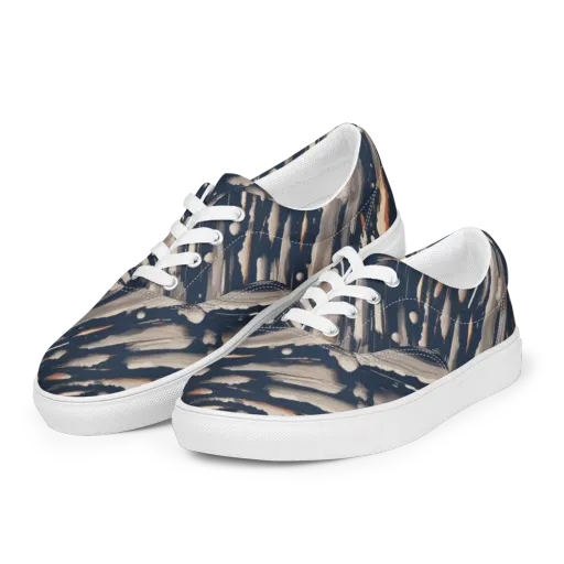 Comet Atelier on a Men's Lace-Up Canvas Shoes