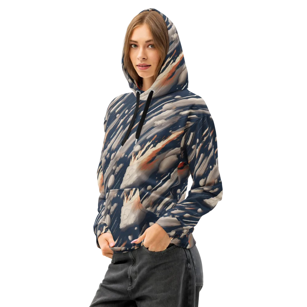 Comet Atelier on Cotton Hoodie — Left Front