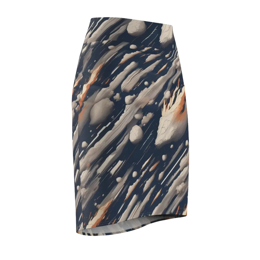 Comet Atelier on Pencil Skirt — Front Side
