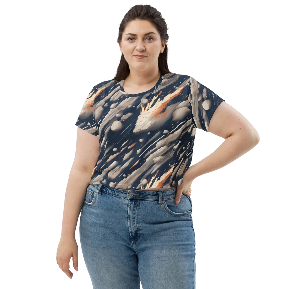 Comet Atelier on Crop Tee — Front